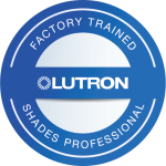 Lutron Factory Trained Shades Professional Logo